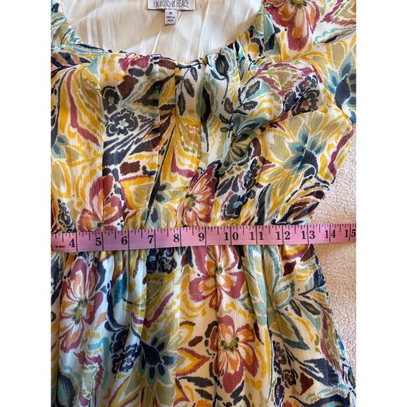 Patrons of Peace Floral Dress, Size Medium Cottage Feminine - Picture 8 of 9